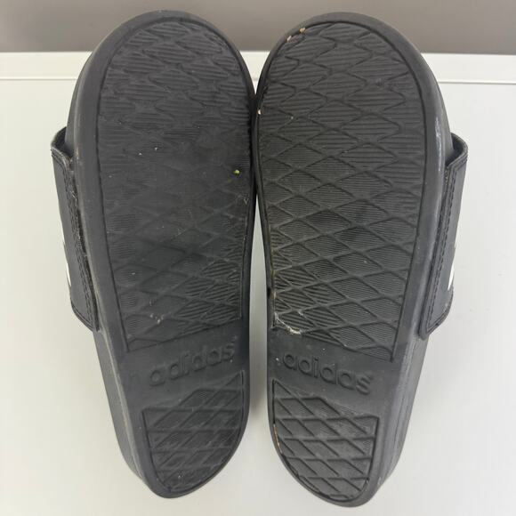 Adidas Unisex Adilette Comfort Casual Core Black/White Slide Sandals US 5M 7W - Picture 9 of 9